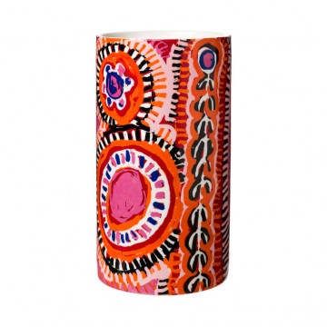 Aboriginal Art | Porcelain Vase | Murdie Morris